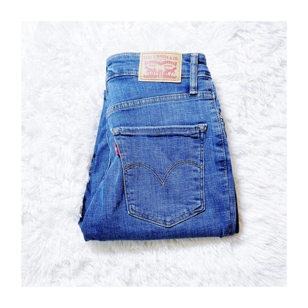 Levi's 721 High Rise Skinny Medium Wash SZ26 x 28L